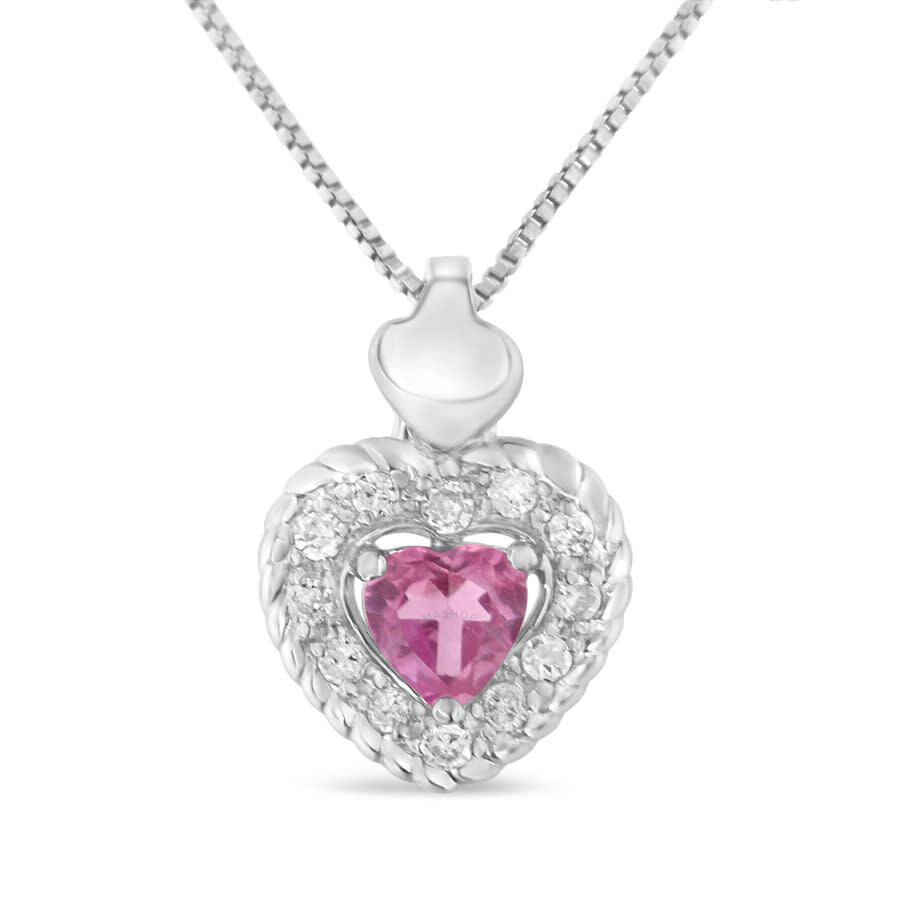 High Quality CZ Clear Diamond 925 Sterling Silver Heart Pendant Necklace Eye Catching Sterling Silver Necklace Great Love Gift