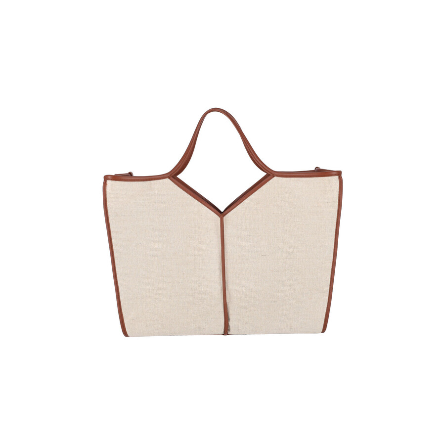 Hereu Calella Squared Tote Bag In Sand