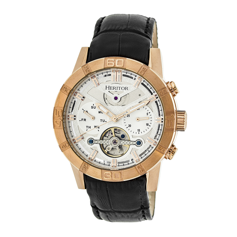 Heritor Hannibal Automatic Silver Dial Men's Watch HR4105