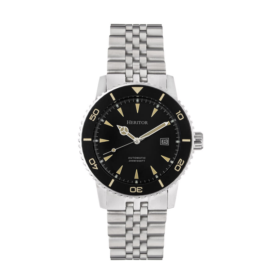 Heritor Hurst Black Dial Automatic Men's Watch HERHS1901