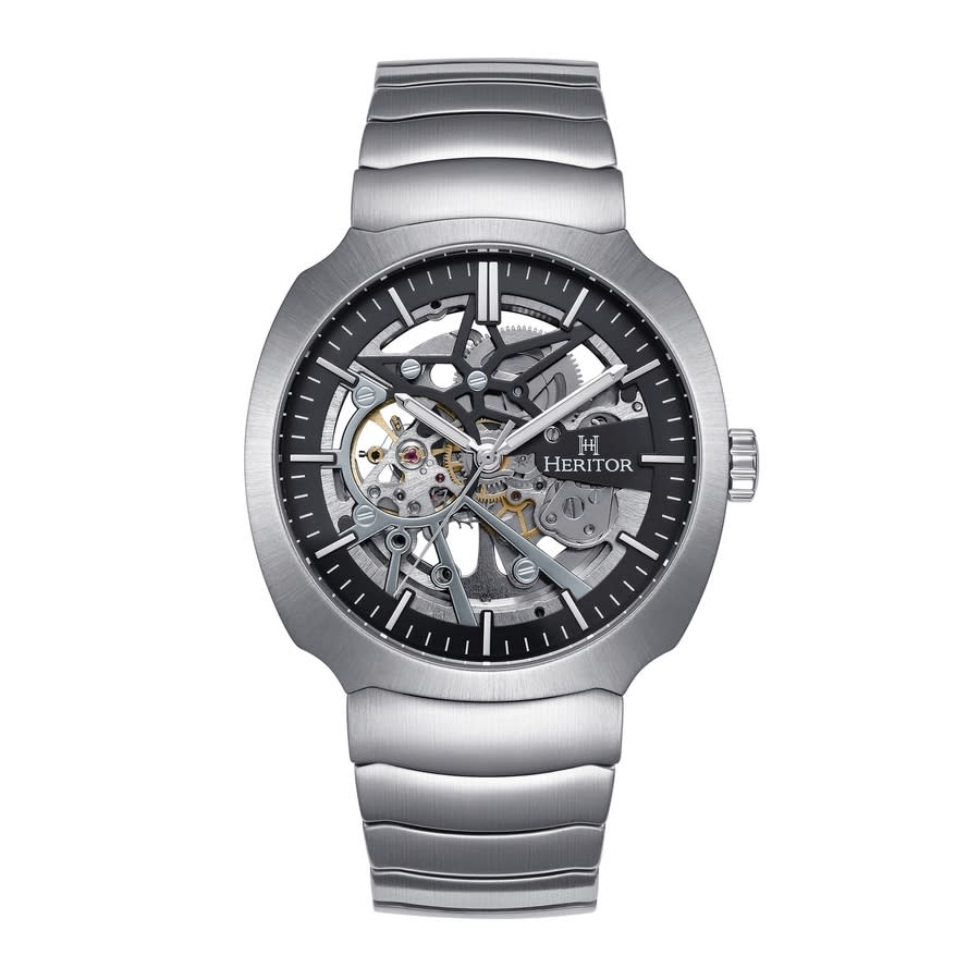 Heritor Magnus Automatic Black Dial Men's Watch HERHS4101