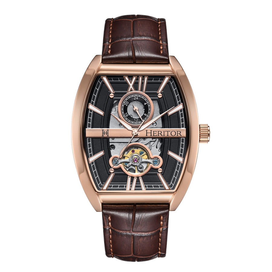Heritor Masterson Automatic Black Dial Men's Watch HERHS3504