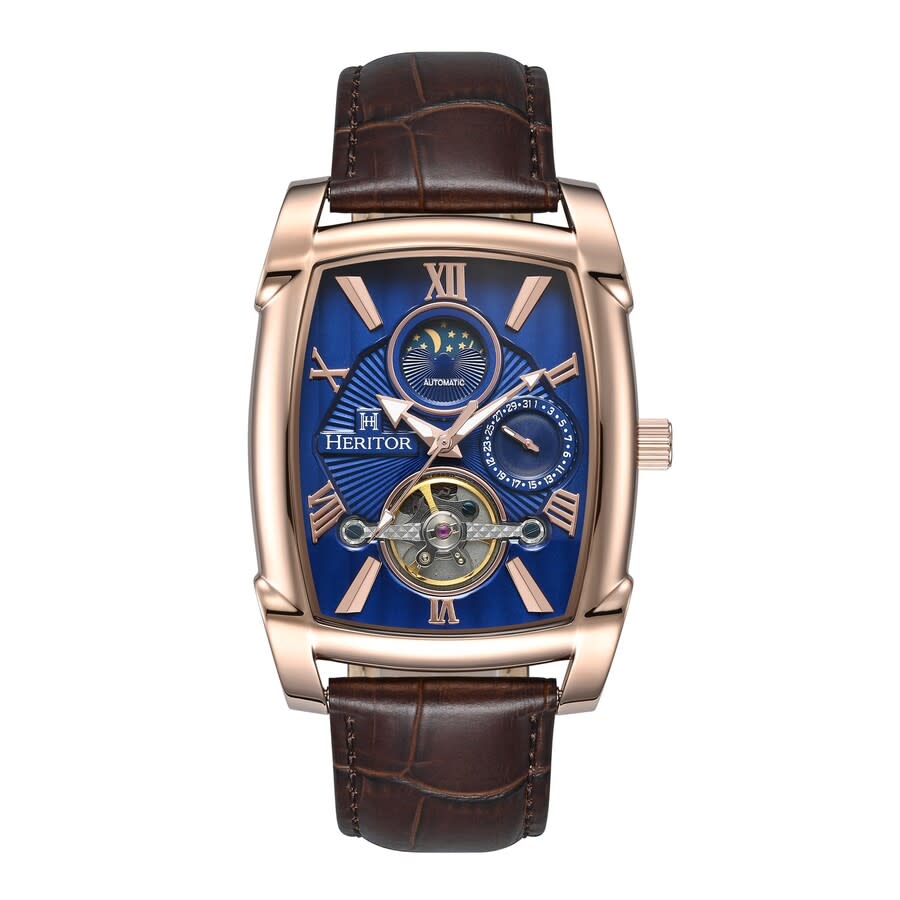 Heritor Valentin Automatic Blue Dial Men's Watch HERHS4404