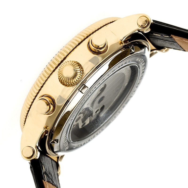 Heritor Winston Automatic Black Dial Men's Watch HR5204
