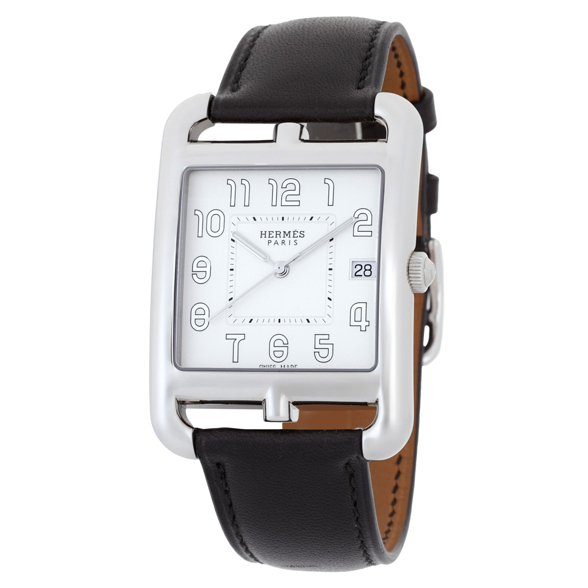 Hermes Cape Cod Quartz Silver Dial Men's Watch W044347WW00