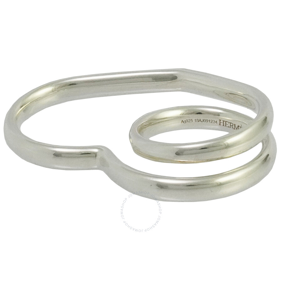 Hermes Hermes Vertige Coeur Double Ring, Medium, Brand Size