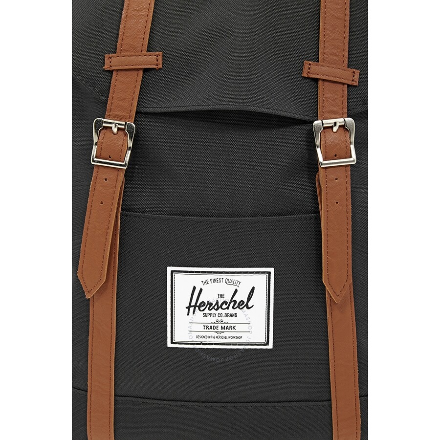 Herschel Supply Co. Men's Black Retreat Travel Backpack Herschel
