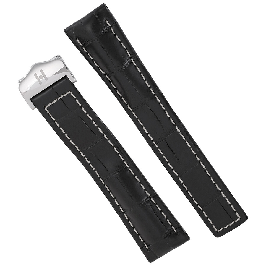 Hirsch Navigator Unisex 20 mm Alligator Leather Watch Band 070074592