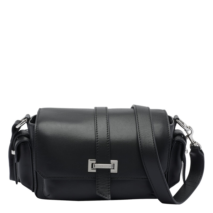 Hogan Small Flap Crossbody Bag In Black