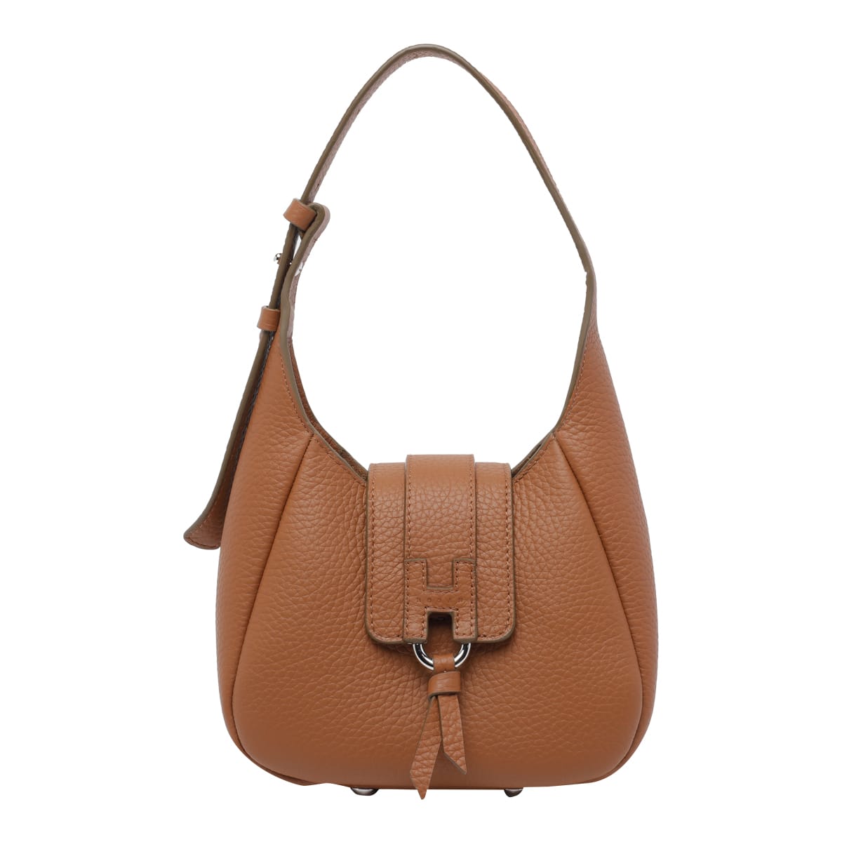 Hogan Hoket Adjustable-handle Shoulder Bag In Brown