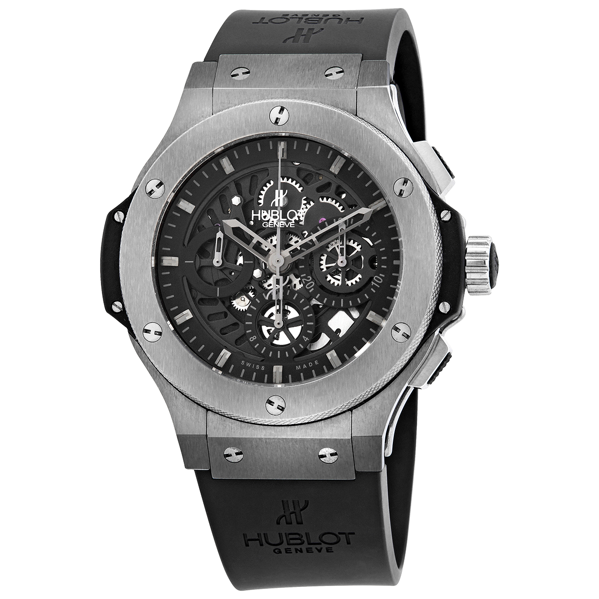 Hublot Big Bang Aero Bang Chronograph Black Skeleton Dial Men's Watch 310.KX.1140.RX