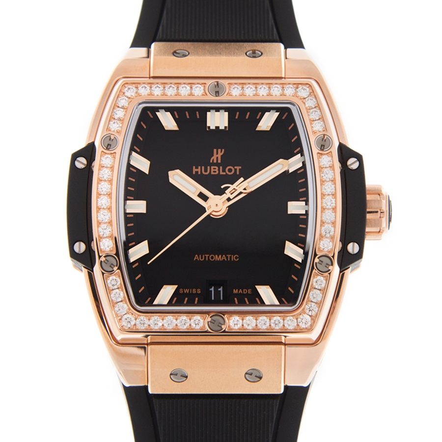 Big Bang Automatic Diamond Black Dial Watch