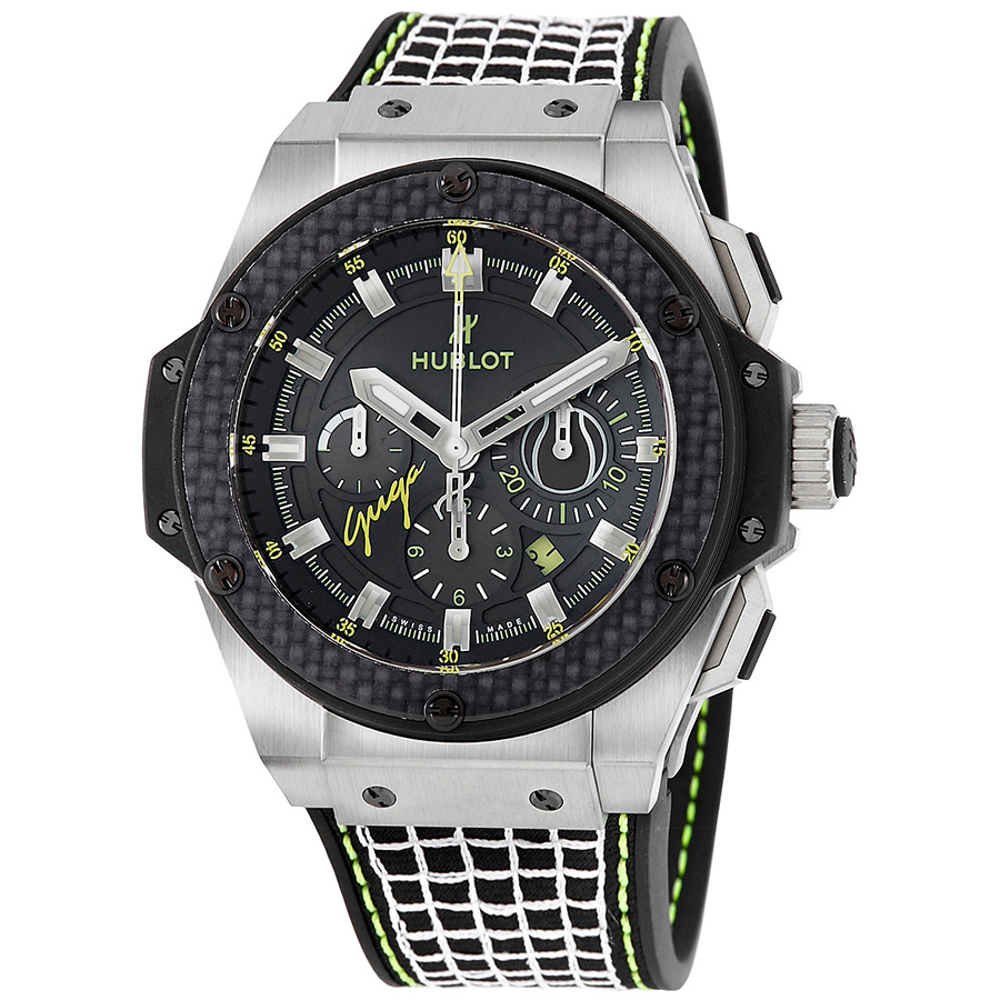 Hublot Big Bang King Power Guga Chronograph Automatic Black Dial Men's Watch 703.NQ.1129.NR.GUG13