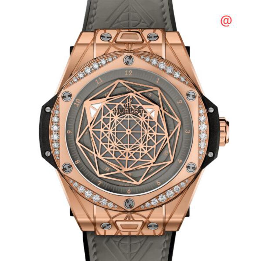 Hublot Big Bang One Click Sang Bleu Automatic Diamond Grey Dial Men's Watch 465.OS.7048.VR.1204.MXM20