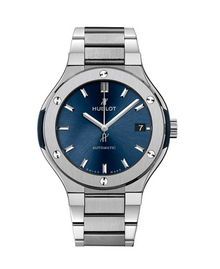 Hublot Classic Fusion Automatic Blue Dial Watch 568.NX.7170.NX