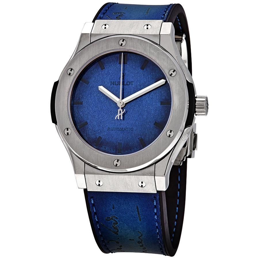 Hublot Classic Fusion Automatic Limited Berluti Blue Men's Watch 511.NX.050B.VR.BER16