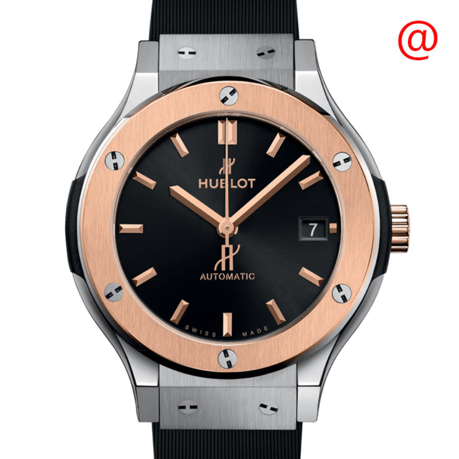 Hublot Classic Fusion Ceramic King Gold Automatic Black Dial Unisex Watch 565.CO.1480.RX