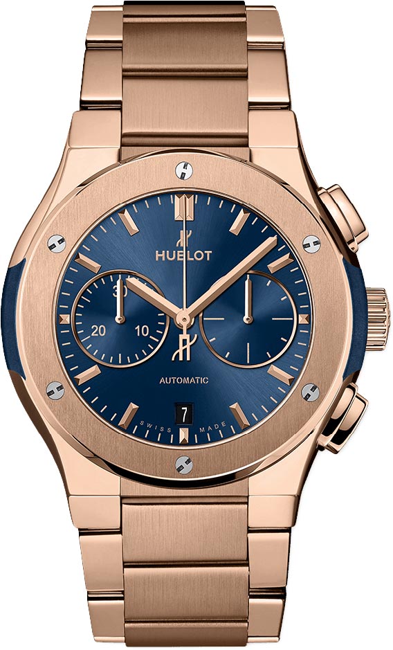 Hublot Classic Fusion Chronograph Automatic Blue Dial Men's Watch 540.OX.7180.OX