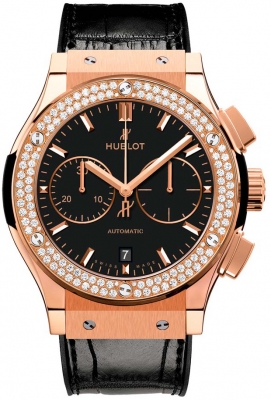 Classic Fusion Mat Black Dial Automatic Men's Chronograph Watch