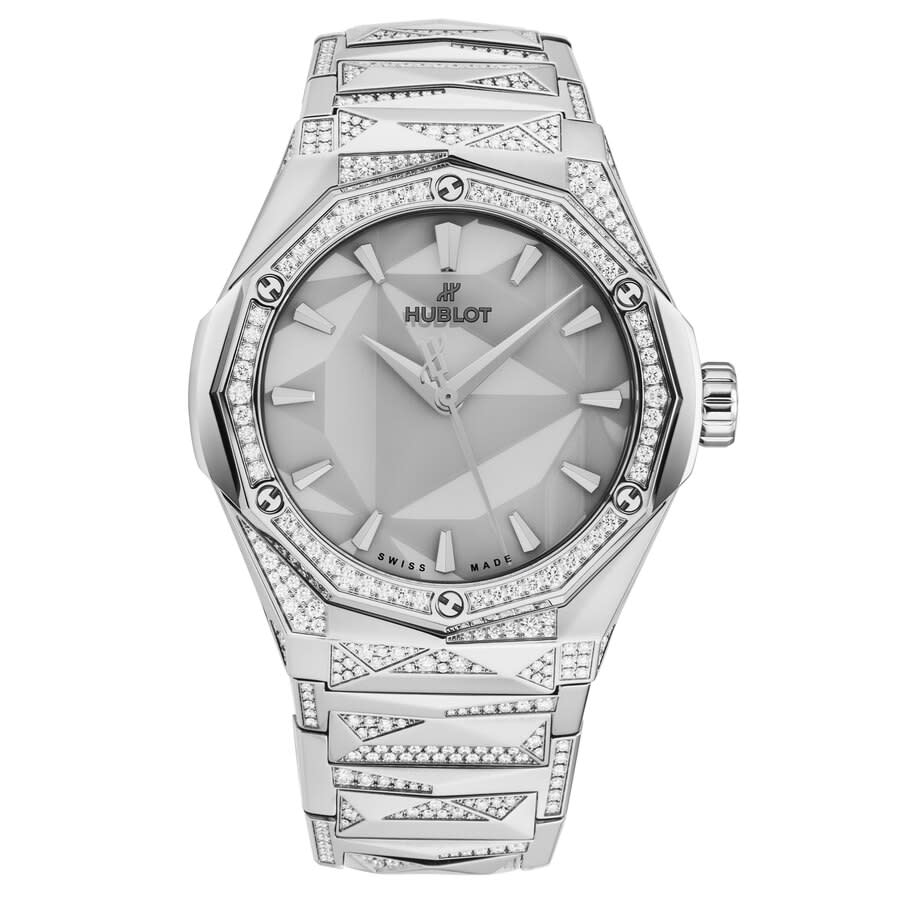 Hublot Classic Fusion Orlinski Bracelet Automatic Diamond White Dial Unisex Watch 550.NS.2200.NS.3804.ORL22