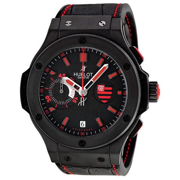 Hublot Flamengo Bang Black Rubber Gummy Alligator Men's Watch 318.CI.1123.GR.FLM11