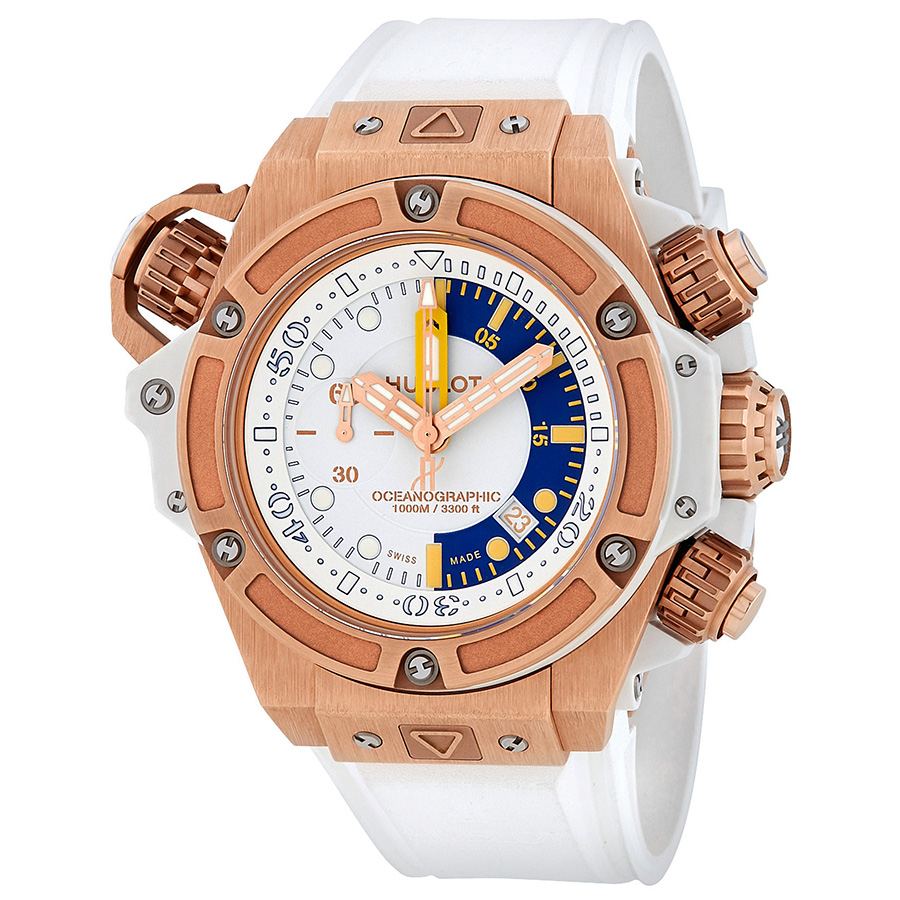 Hublot King Power Oceanographic White Dial Chronograph Men's Watch 732OE2180RW
