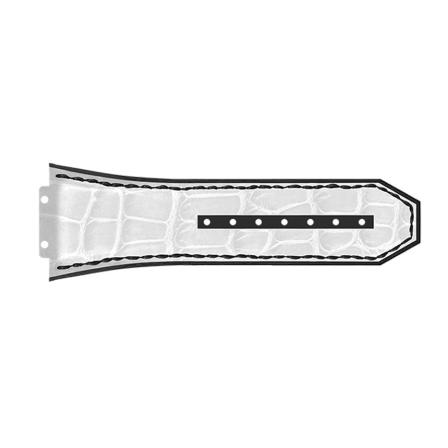 Hublot Strap Alligator & Rubber White LR647.100.80.0000.9999.000