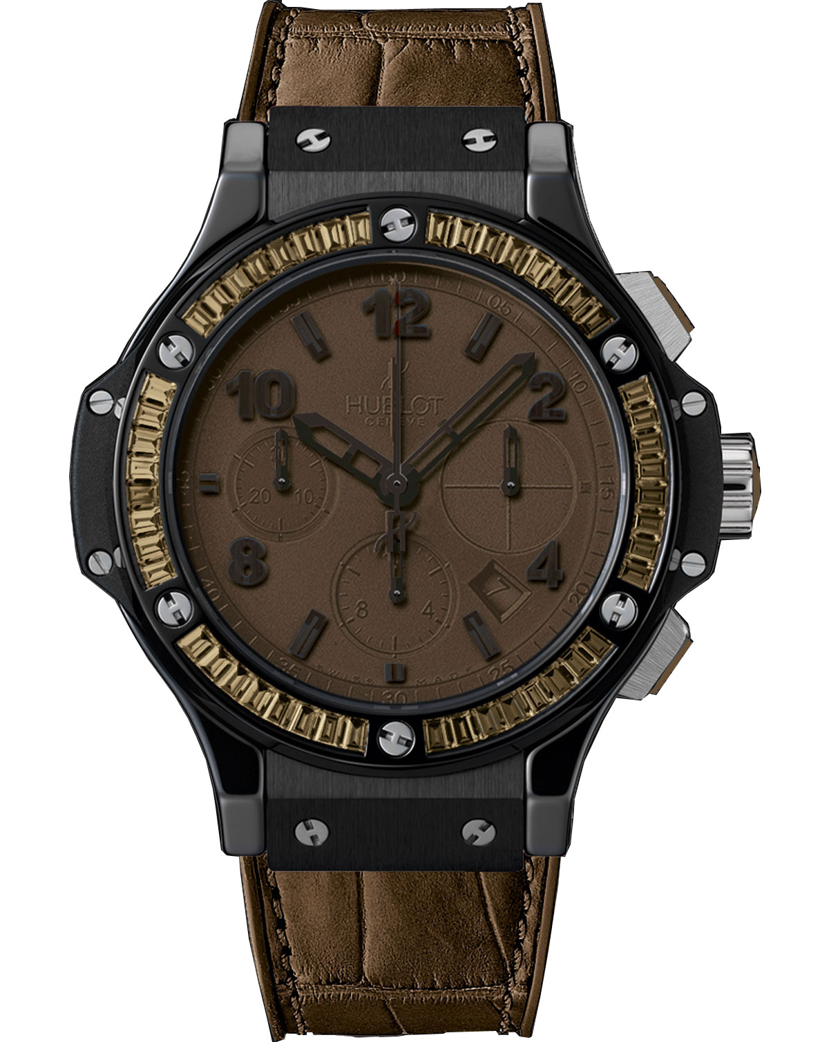 Tutti Frutti Brown Carat Chronograph Automatic Unisex Watch 342CC5490LR1916