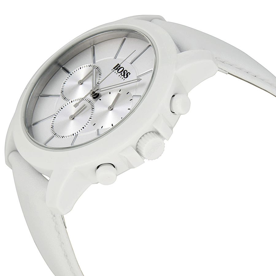 white face hugo boss watch
