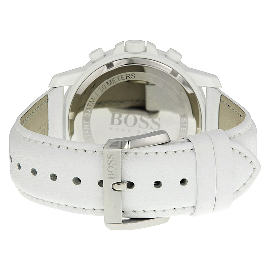 white face hugo boss watch