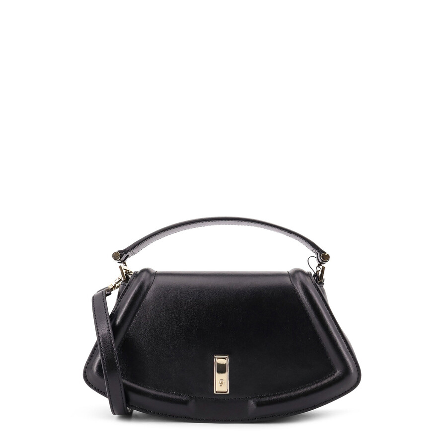 Hugo Boss Boss Women Ariell Leather Shoulder Bag In Black