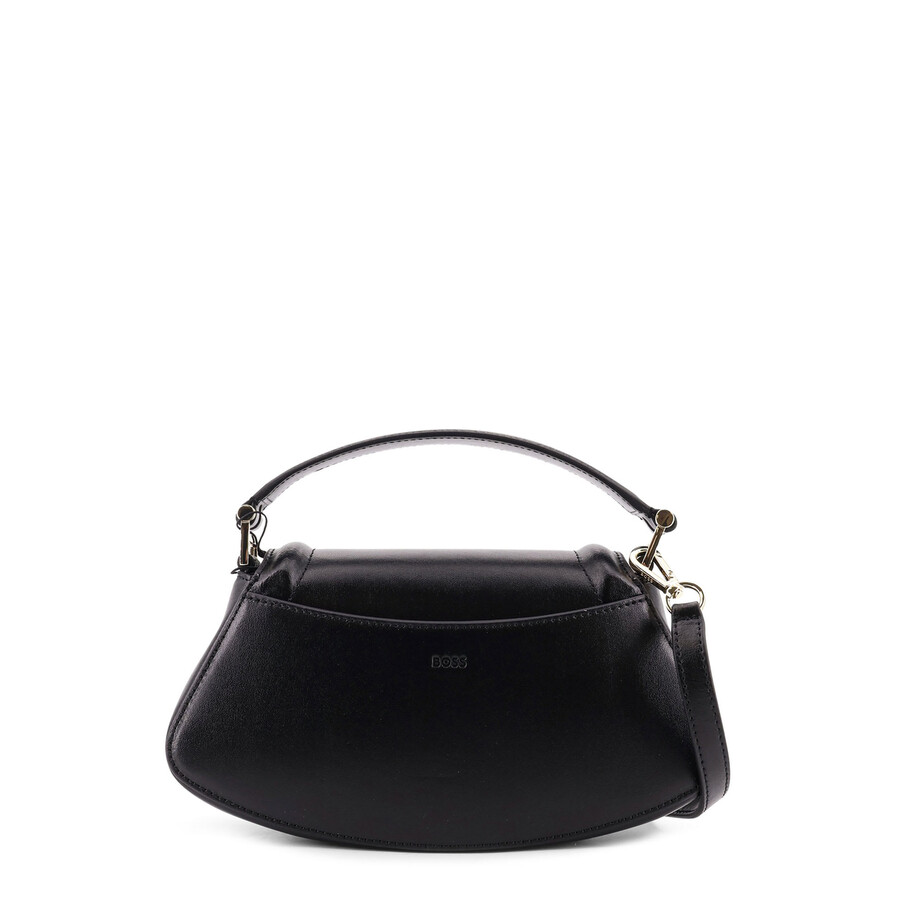 Hugo Boss Boss Women Ariell Leather Shoulder Bag In Black
