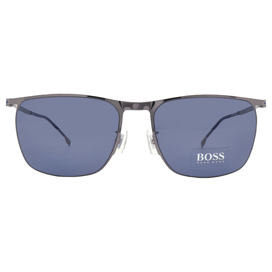 Shop Hugo Boss Blue Phantos Men's Sunglasses Boss 1348/f/s 0kj1/ku 60 In Blue / Ruthenium