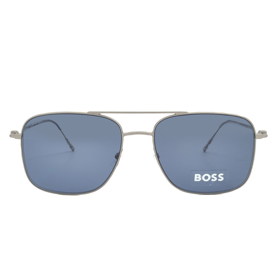 Hugo Boss Blue Rectangular Men's Sunglasses Boss 1310/s R81 58