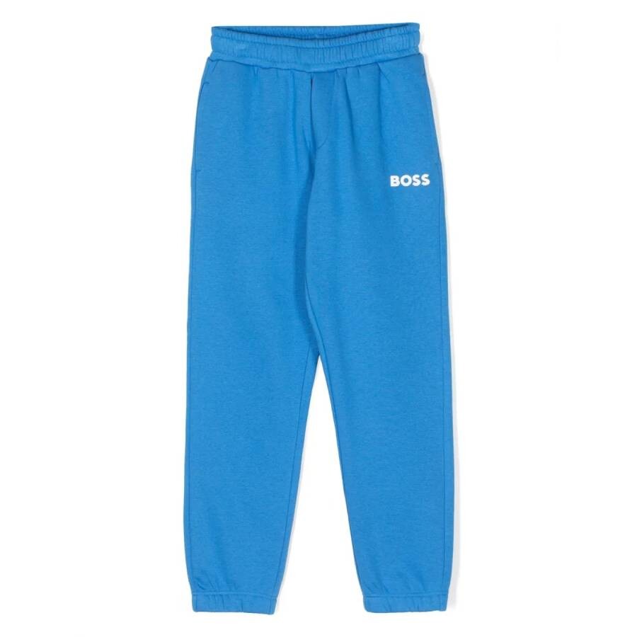 Boys Contrast Logo Track Pants