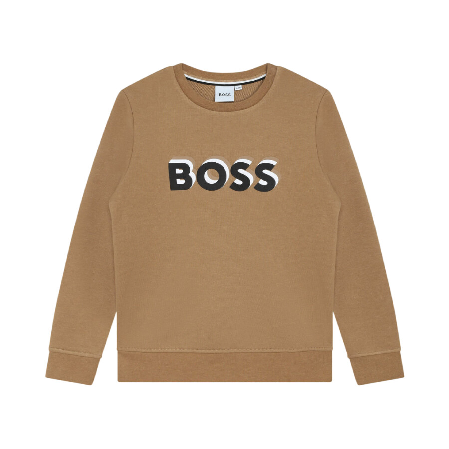 Boys Logo-Print Crewneck Sweatshirt