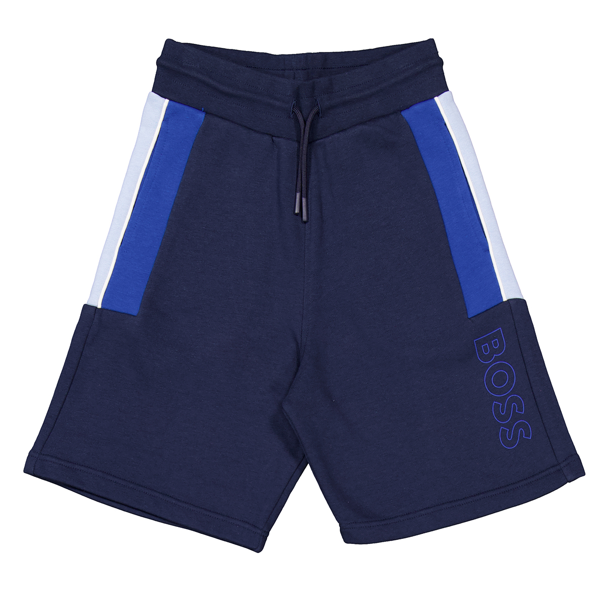 Hugo Boys Logo Print Bermuda Shorts in Green