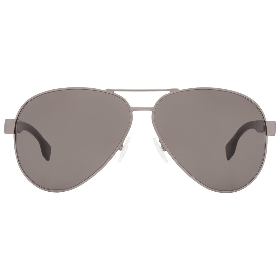 Hugo Boss Brown Pilot Men's Sunglasses Boss 1560/o/s 0r81/70 63 In Brown / Ruthenium