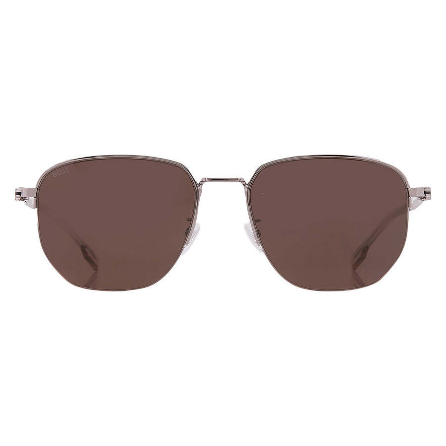 Hugo Boss Brown Square Men's Sunglasses Boss 1538/f/sk 06lb/70 57