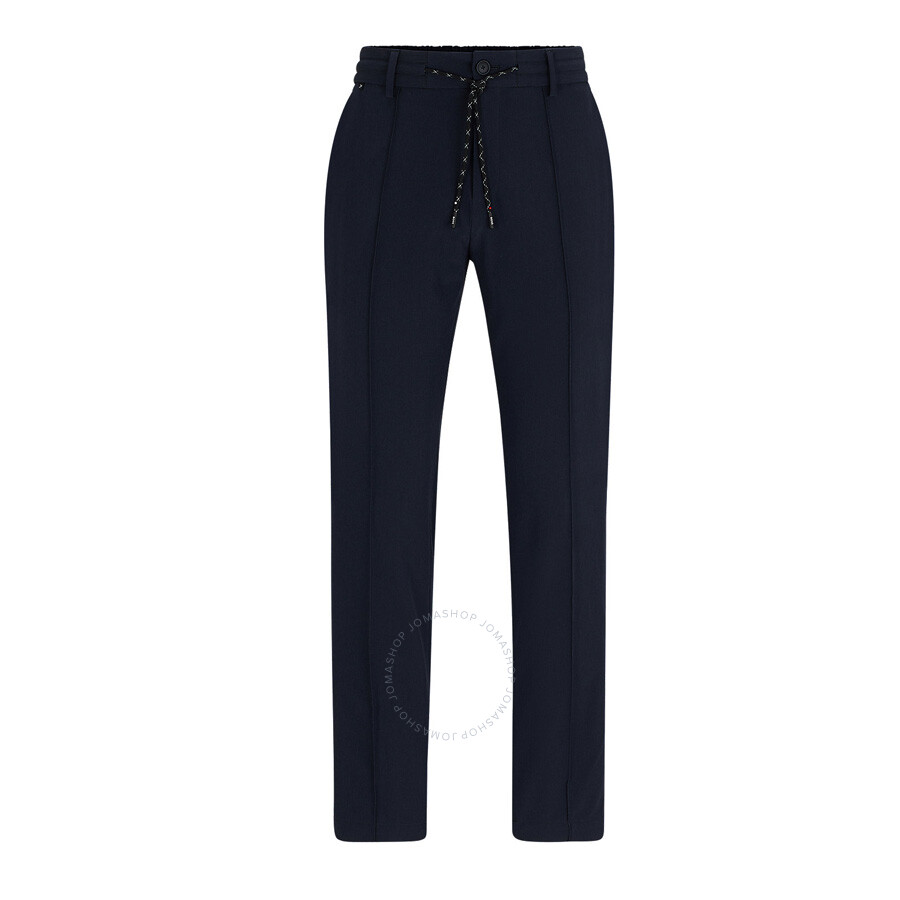 Hugo Boss Genius Slim-fit Trousers In Blue