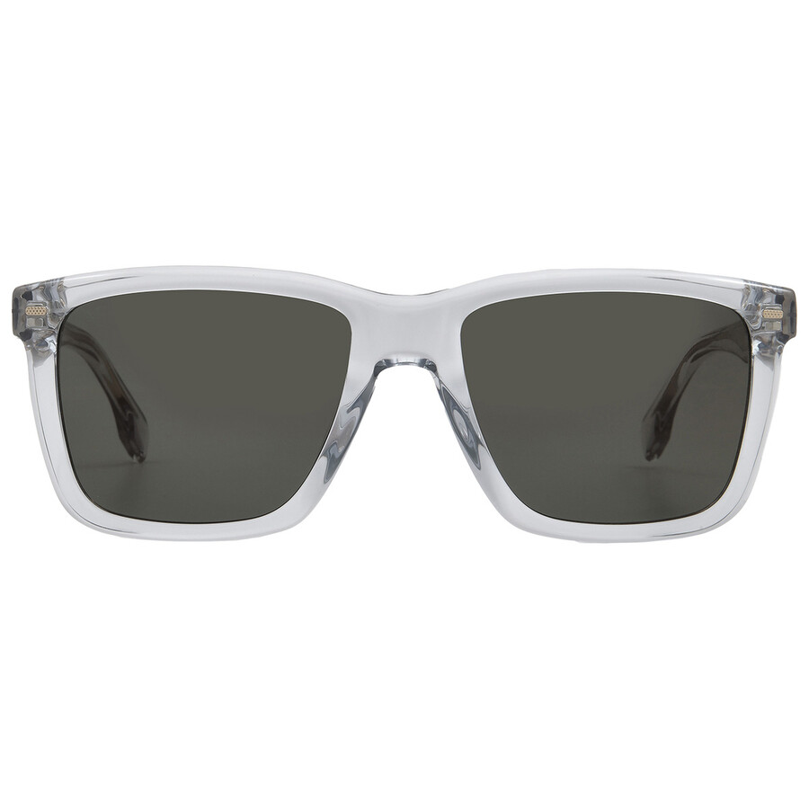 Hugo Boss Green Gold Mirror Square Men's Sunglasses Boss 1317/s 0kb7/cw 55 In Green