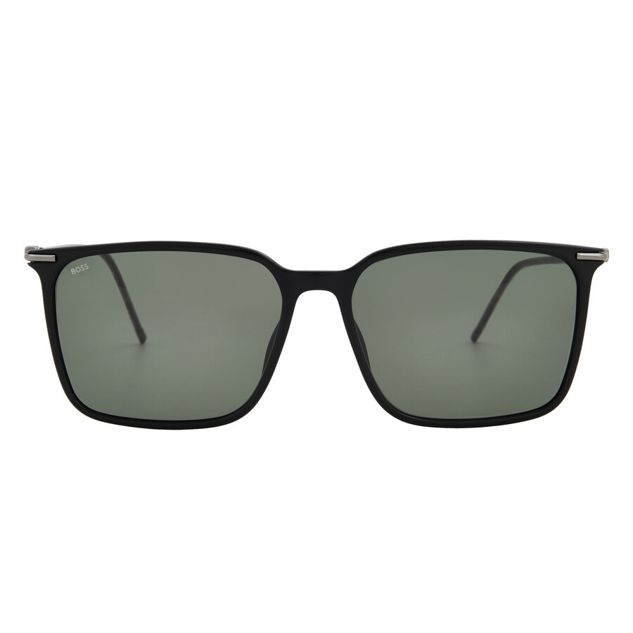 Hugo Boss Green Shield Men's Sunglasses Boss 1371/s 0807/qt 57