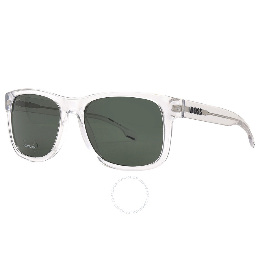 Hugo Boss Green Sport Men's Sunglasses Boss 1568/s 0900/qt 55 In Green