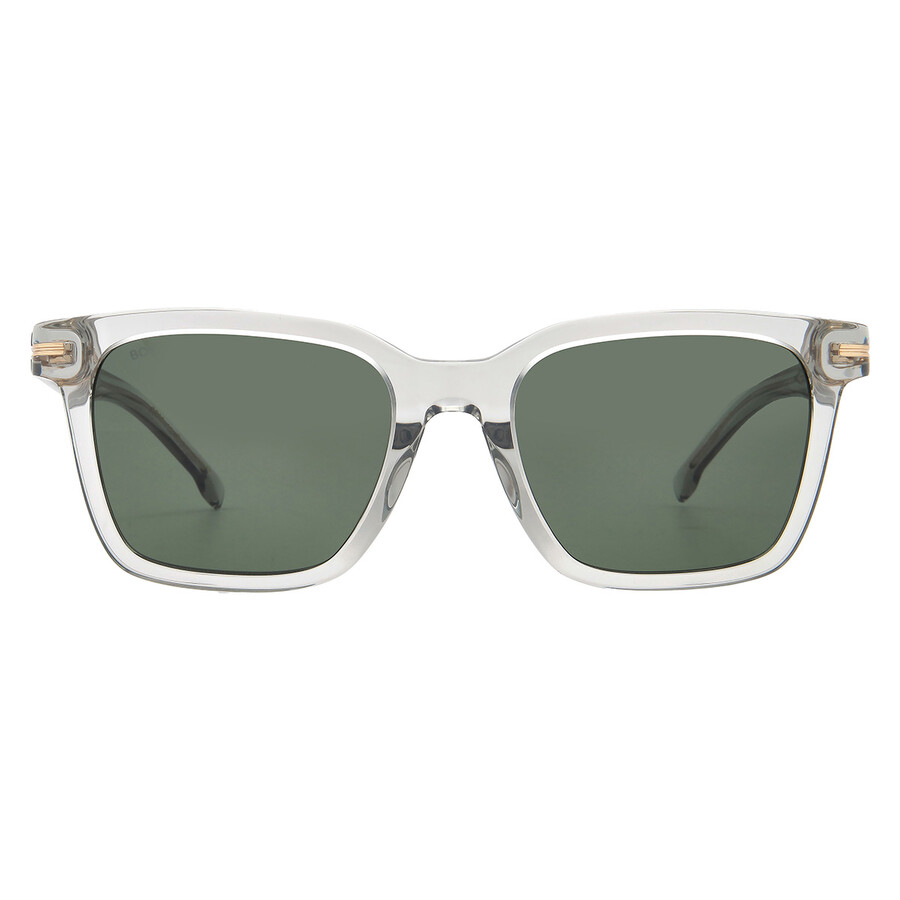 Hugo Boss Green Square Men's Sunglasses Boss 1540/f/sk 0kb7/qt 54 In Multi