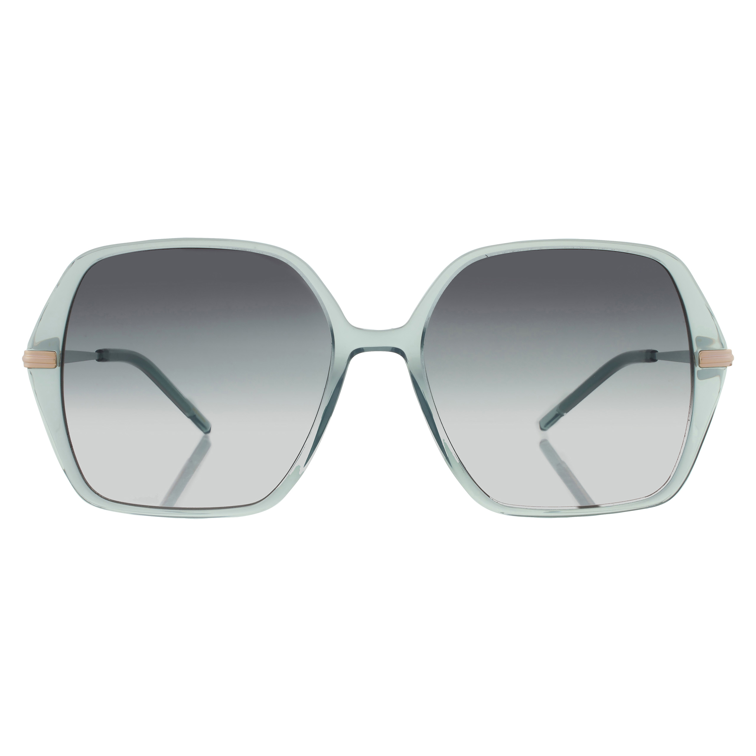 Hugo Boss Grey Green Square Ladies Sunglasses BOSS1660/S PEF  display picture 3