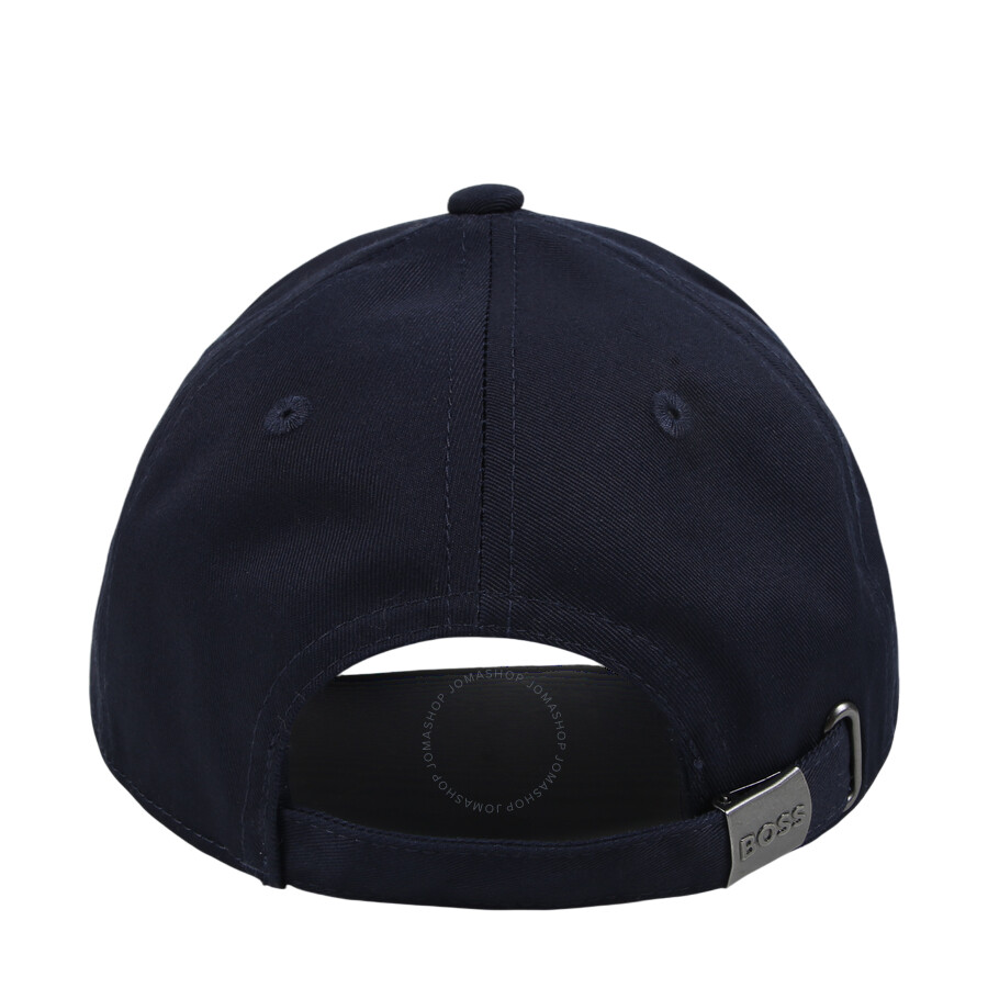 Hugo Boss Logo-patch Cotton-blend Baseball Cap In Blue