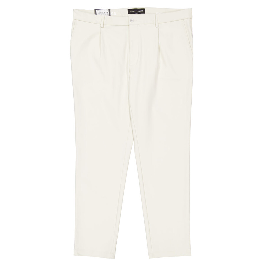 Long Straight-Leg Cotton Pants, Brand Size 54 (Waist Size 38