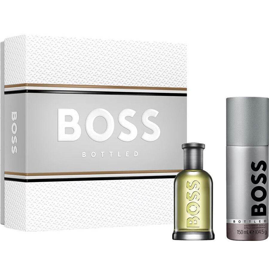 Hugo Boss Men's Boss Bottled Gift Set Fragrances 3616305265142 In Multi