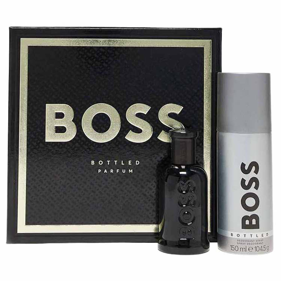 Hugo Boss Men's Boss Bottled Parfum Gift Set Fragrances