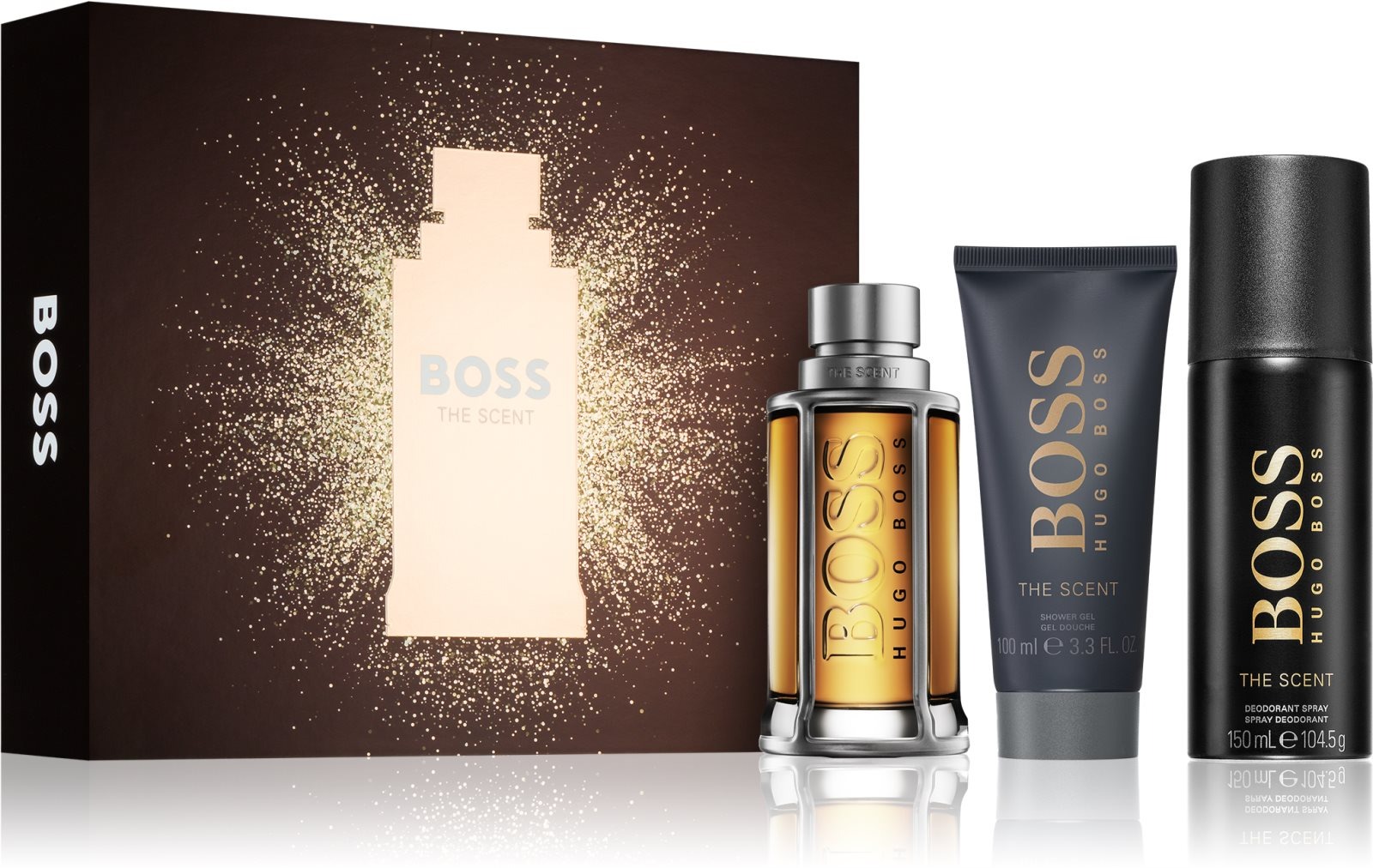Hugo Boss Men's Boss The Scent Gift Set Fragrances 3616304197970